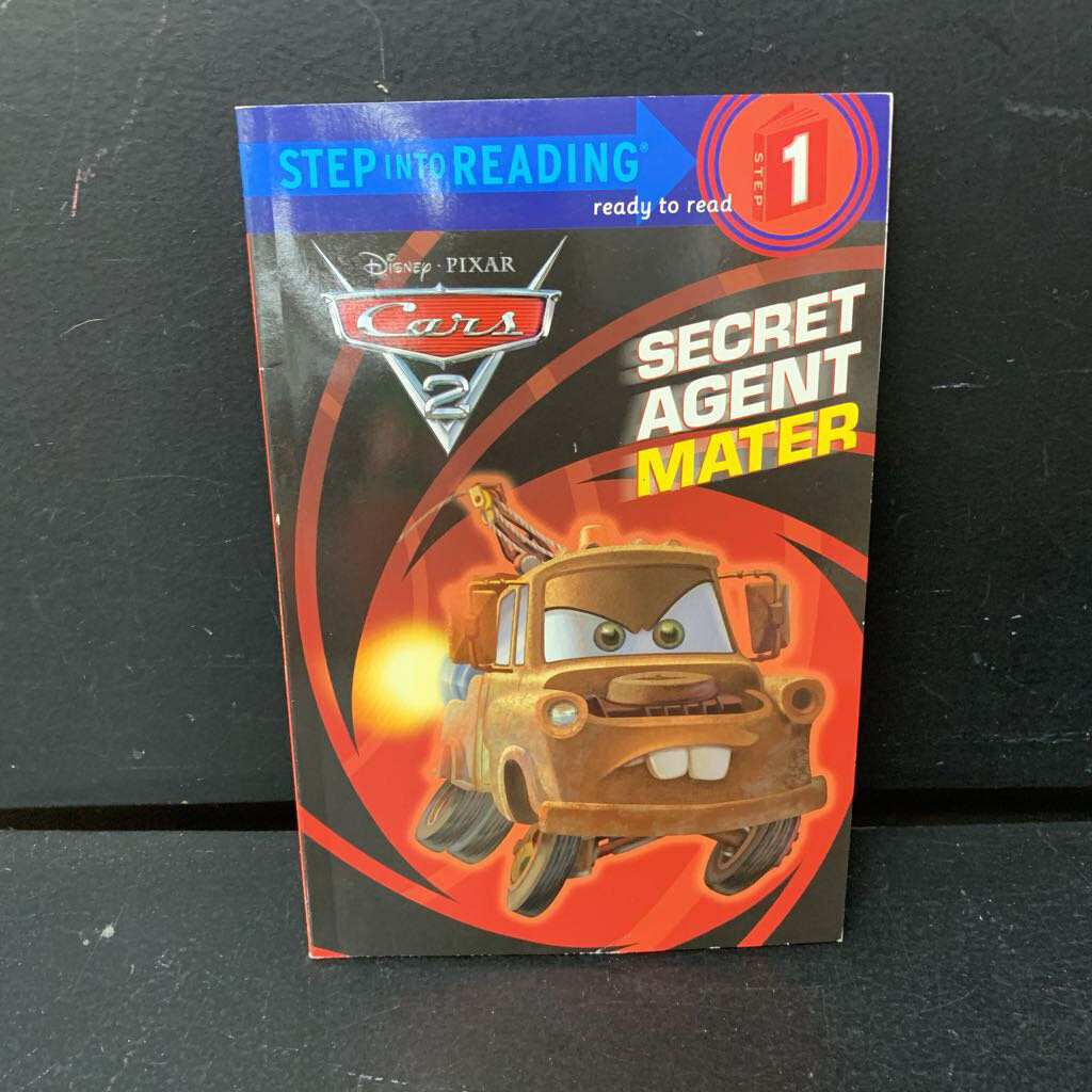 Secret Agent Mater (Disney Cars 2) (Step Into Reading Level 1) (Melissa Lagonegro) -character reader paperback