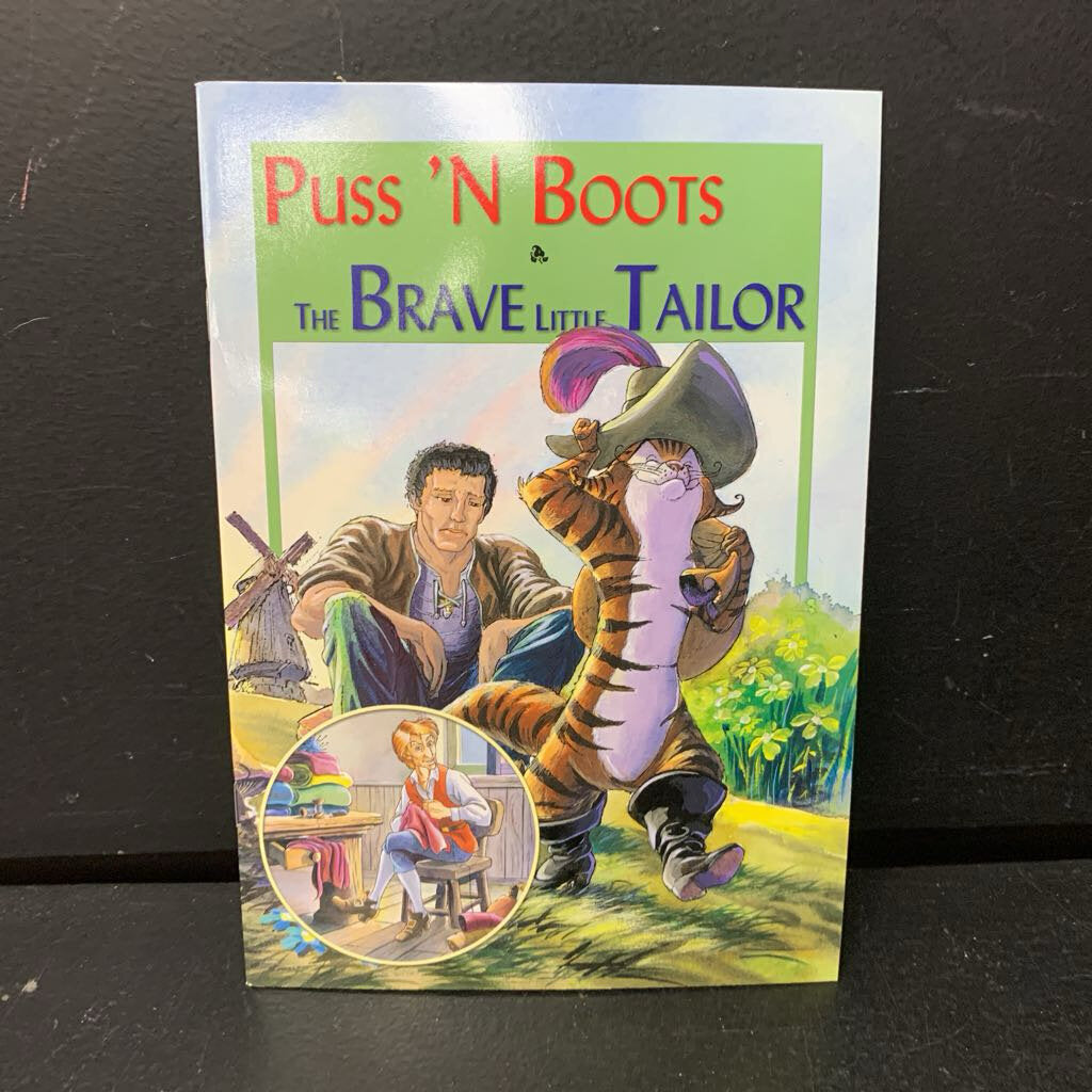 Puss 'N Boots & The Brave Little Tailor (Isabel Fonte) (Fairy Tale) (Weekly Reader Corporation) -reader paperback