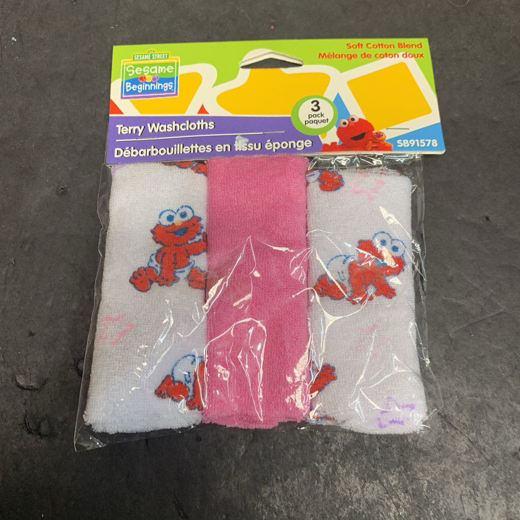 3pk Washcloths (NEW)
