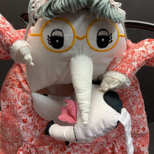 Load image into Gallery viewer, "There was an Old Lady who Swallowed a Fly" Hand Puppet w/Accessories (Alma's)
