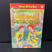 Load image into Gallery viewer, Dinosaur Detectives (Magic School Bus) (Judith Bauer Stamper) (Dinosaur) -character educational series paperback
