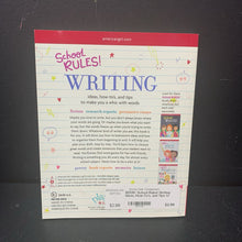 Load image into Gallery viewer, School Rules! Writing: Ideas, How-To&#39;s, and Tips to Make You a Whiz With (Emma MacLaren Henke) (English) (American Girl) -educational paperback
