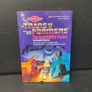 The Invisibility Factor (Transformers) (Josepha Sherman) -character series paperback