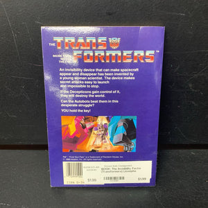 The Invisibility Factor (Transformers) (Josepha Sherman) -character series paperback