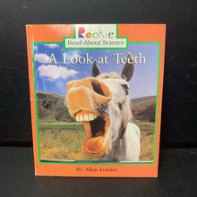 Load image into Gallery viewer, A Look at Teeth (Rookie Read-About Science) (Anatomy) (Allan Fowler) -educational reader paperback
