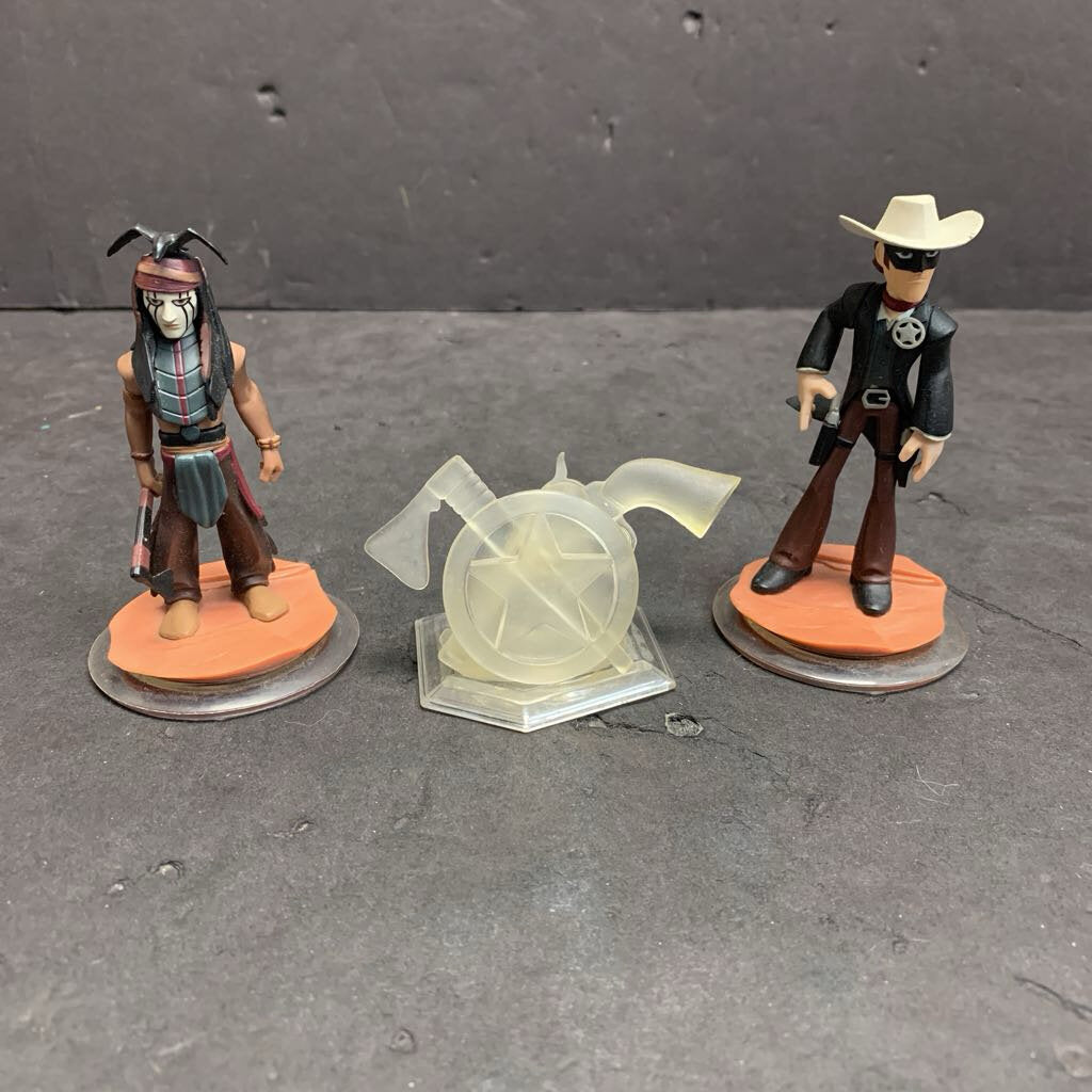 3pk The Long Ranger Figures