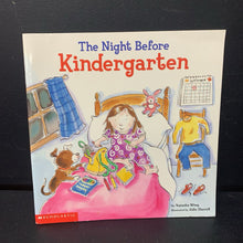 Load image into Gallery viewer, The Night Before Kindergarten (Natasha Wing) (Elementary School) -paperback
