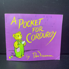 Load image into Gallery viewer, A Pocket for Corduroy (Don Freeman) -character paperback
