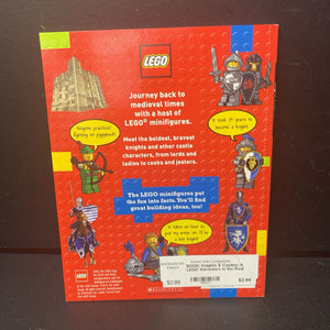 Knights & Castles: A LEGO Adventure in the Real World (LEGO) (Penelope Arlon) (Notable Place) -educational character paperback