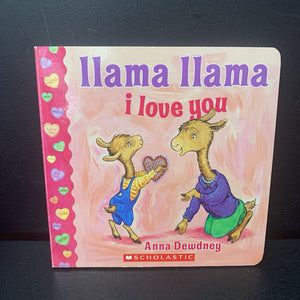 Llama Llama I Love You (Anna Dewdney) (Season: Winter, Holiday: Valentine's Day)-character board