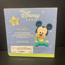 Load image into Gallery viewer, Count With Me (Disney Baby) (Mickey &amp; Friends) (Math) -educational character board
