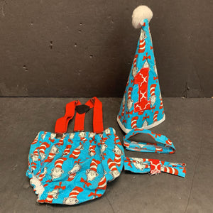 4pc "The Cat in the Hat" First Birthday Photography Props Set
