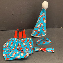 Load image into Gallery viewer, 4pc "The Cat in the Hat" First Birthday Photography Props Set
