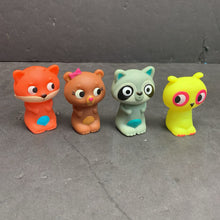 Load image into Gallery viewer, 4pk Pinky Pals Bath Finger Puppets
