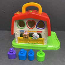 Load image into Gallery viewer, Little Smart Sort n' Play Barn Shape Sorter w/Shapes Battery Operated
