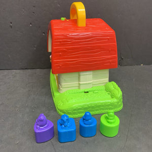 Little Smart Sort n' Play Barn Shape Sorter w/Shapes Battery Operated