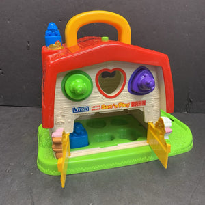 Little Smart Sort n' Play Barn Shape Sorter w/Shapes Battery Operated