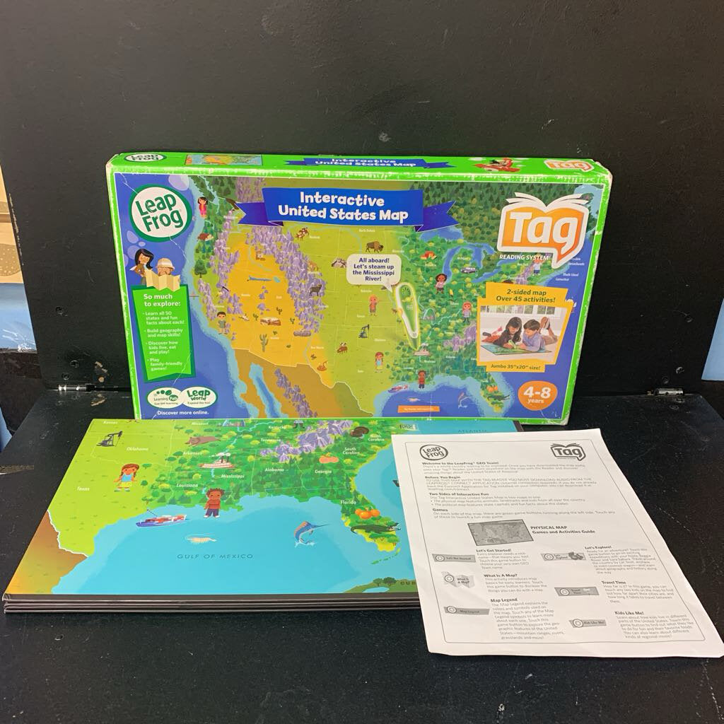 Tag Reading System Interactive United States Map