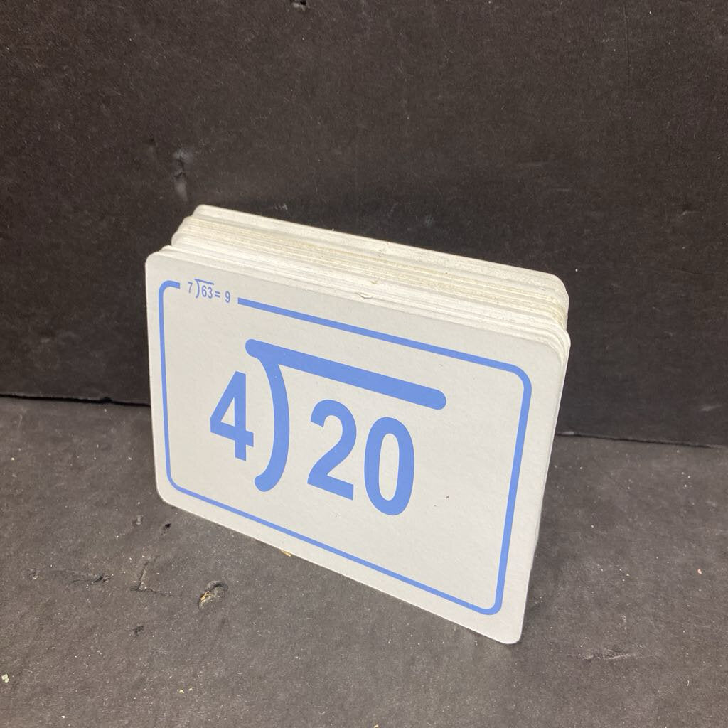Division Flash Cards