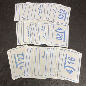 Division Flash Cards