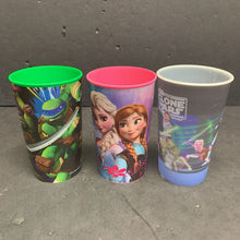 Load image into Gallery viewer, 3pk Character Plastic Cups
