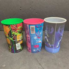 Load image into Gallery viewer, 3pk Character Plastic Cups
