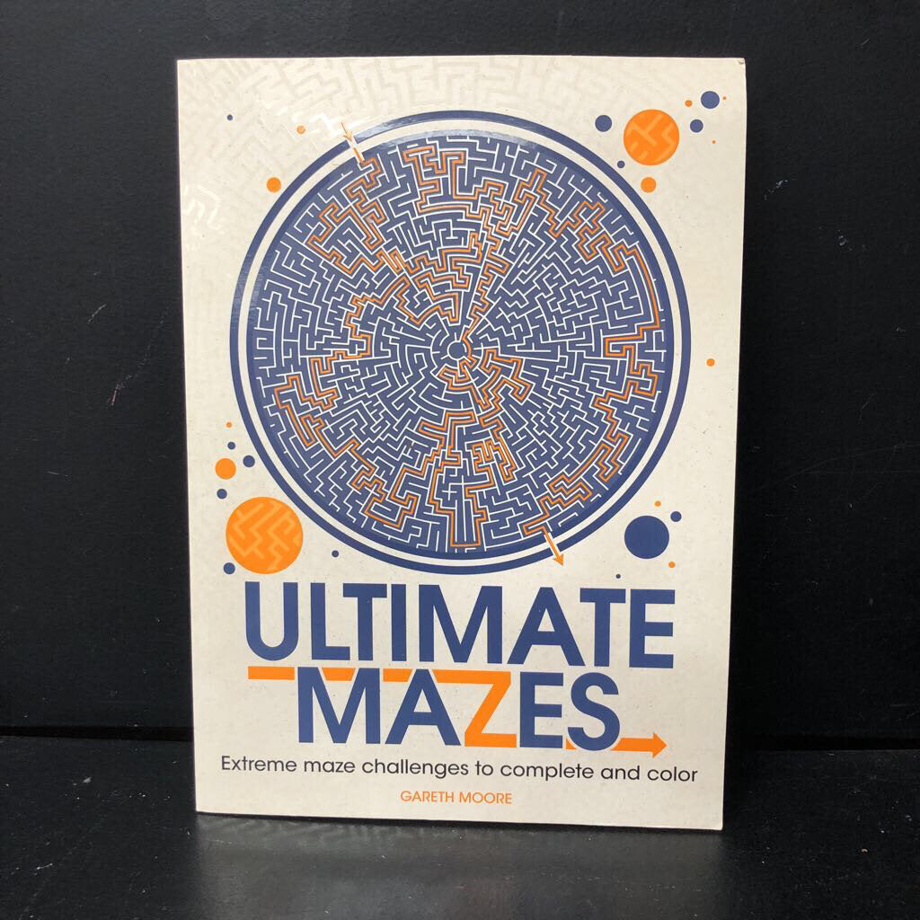 Ultimate Mazes Coloring & Activity Book (NEW) (Barron's)