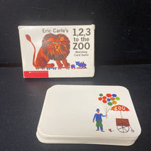 Load image into Gallery viewer, 1,2,3 to the Zoo Matching Card Game
