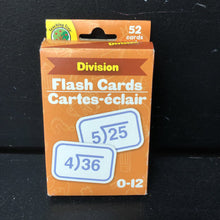 Load image into Gallery viewer, 0-12 Division Flash Cards
