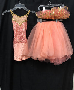 Girls 3pc Sequin Dance Outfit