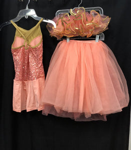 Girls 3pc Sequin Dance Outfit