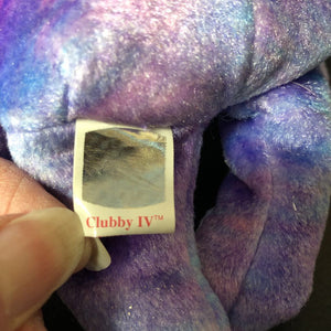 Clubby IV Bear Beanie Baby