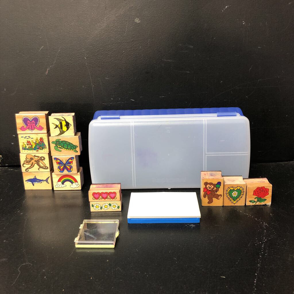 Set of Stamps w/Ink Pads