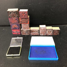 Load image into Gallery viewer, Set of Stamps w/Ink Pads
