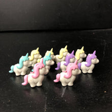 Load image into Gallery viewer, 10pk Unicorn Puzzle Erasers
