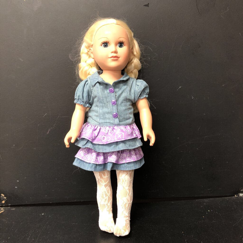Doll in Button Down Dress