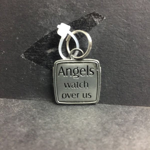 "Angels watch over us" Charm