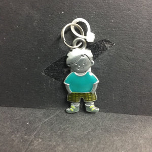 "Blank" Boy Initial Charm