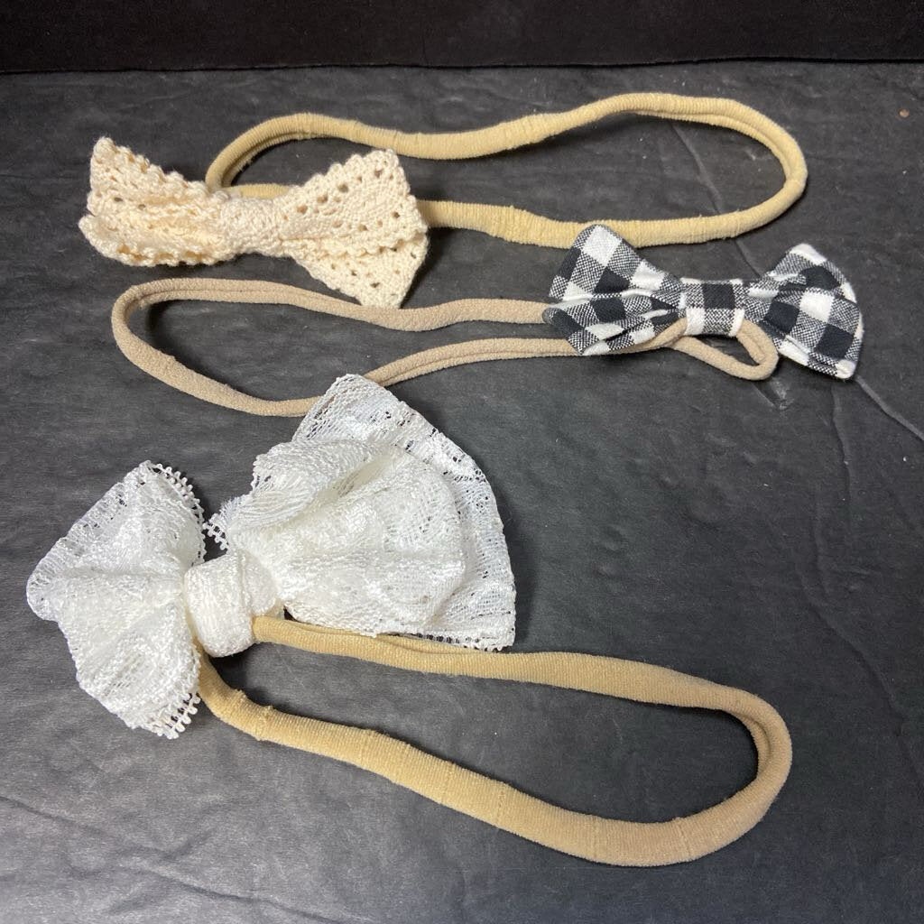 3pk Bow Headbands