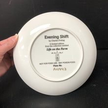 Load image into Gallery viewer, Life on the Farm "Evening Shift" by Charles Freitag Plate #A4443 Danbury Mint Collectors Plate
