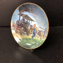 Load image into Gallery viewer, Farmland Memories "Thresher's Here" by Mort Kunstler Plate #D3284 Danbury Mint Collectors Plate
