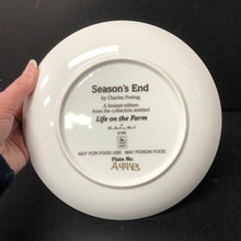 Load image into Gallery viewer, Life on the Farm "Season's End" by Charles Freitag Plate #A4443 Danbury Mint Collectors Plate
