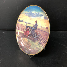 Load image into Gallery viewer, Farmland Memories "Plowing at Sunset" by Mort Kunstler Plate #D3284 Danbury Mint Collectors Plate
