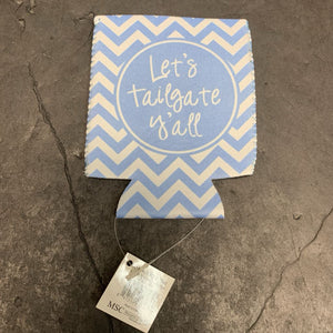 "Let's tailgate y'all" Drink Koozie (NEW)
