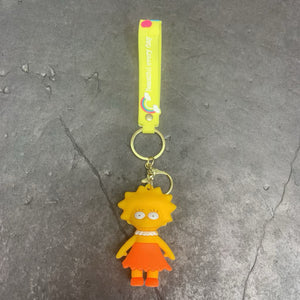 "Beautiful every day" Lisa Simpson Keychain (NEW)