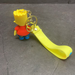 "Beautiful every day" Bart Simpson Keychain (NEW)