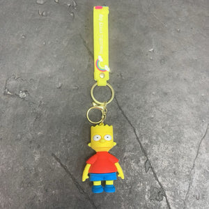 "Beautiful every day" Bart Simpson Keychain (NEW)