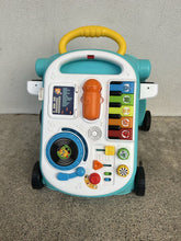 Load image into Gallery viewer, Musical mix &#39;n roll 4-in-1 push walker activity center
