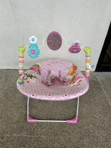 giraffe & elephant vibrating bouncer seat