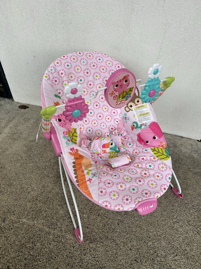 giraffe & elephant vibrating bouncer seat